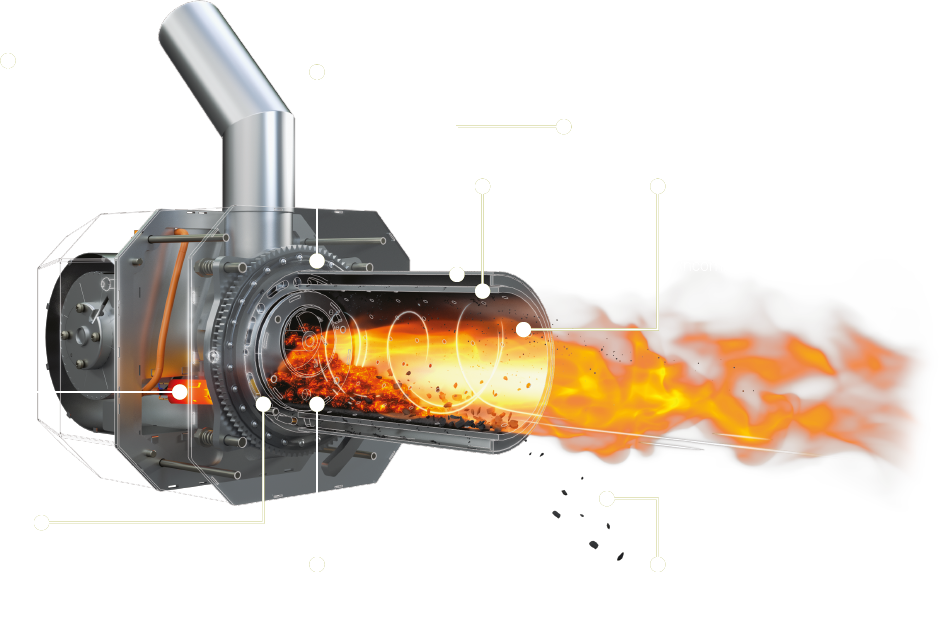 Blaze – HYBRID BIOMASS – Caldaia combinata legna-pellet